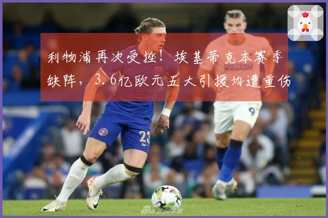 利物浦再次受挫！埃基蒂克本赛季缺阵，3.6亿欧元五大引援均遭重伤